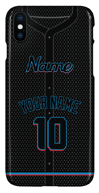 Miami 2nd Jersey Baseball - Case Jersey