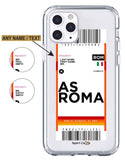 Flight Ticket to Roma - Case Jersey