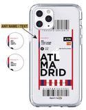 Flight Ticket to Atletico Madrid - Case Jersey