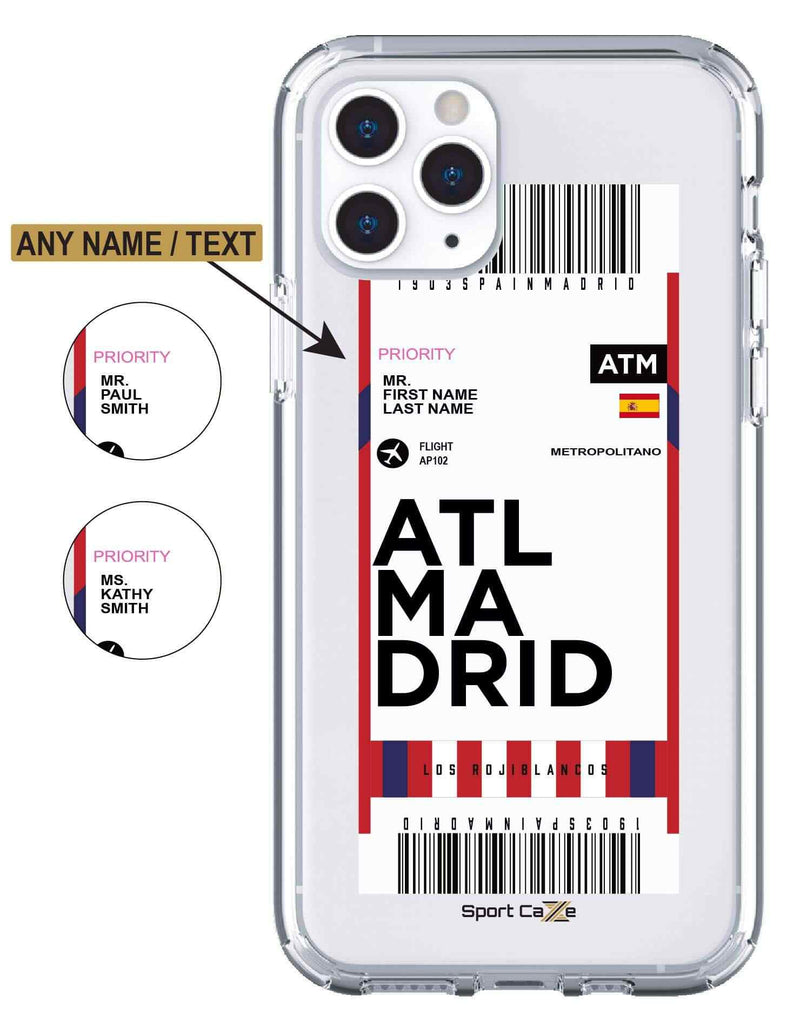 Flight Ticket to Atletico Madrid - Case Jersey