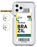 Flight Ticket to Brazil - Case Jersey