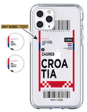 Flight Ticket to Croatia - Case Jersey