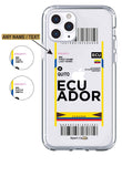 Flight Ticket to Ecuador - Case Jersey