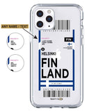 Flight Ticket to Finland - Case Jersey