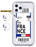 Flight Ticket to France - Case Jersey