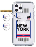 Flight Ticket to New York City - Case Jersey