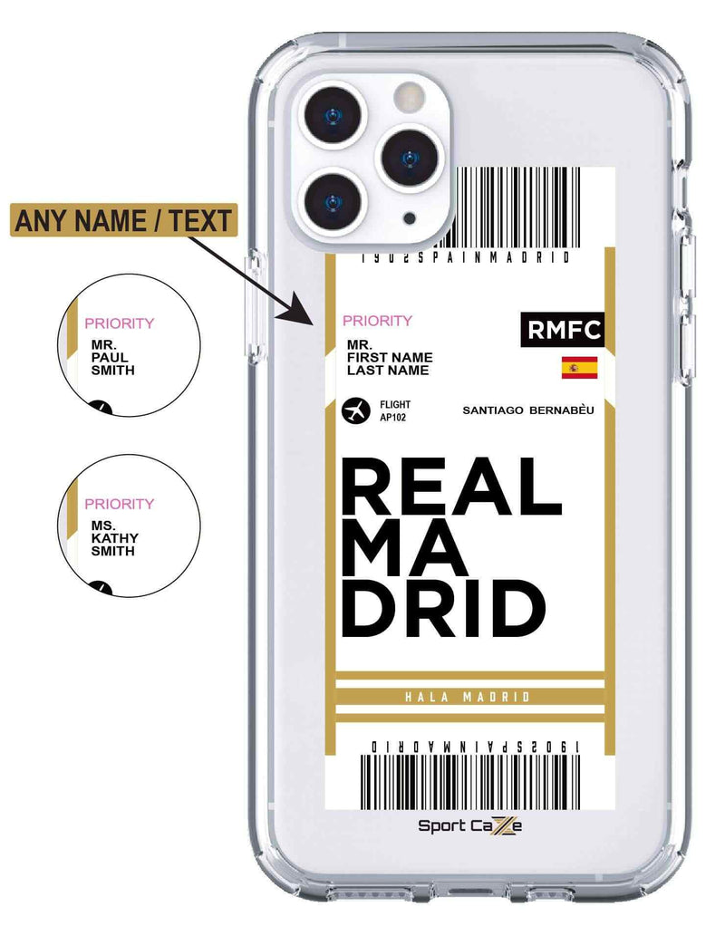 Flight Ticket to Real Madrid - Case Jersey