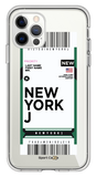 Flight Ticket to New York J - Case Jersey