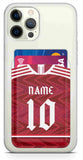 Red London Home Jersey 2021 Stick on Wallet